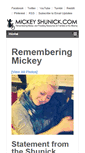 Mobile Screenshot of mickeyshunick.com